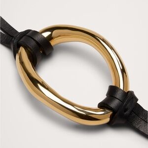 Banana Republic Leather Oval Bracelet